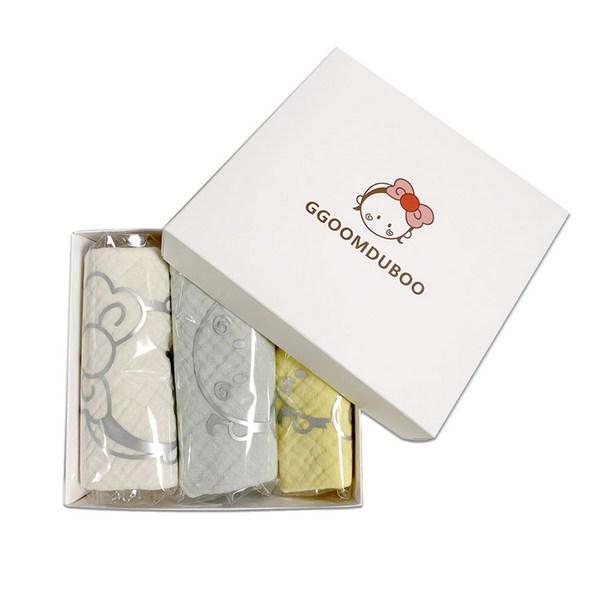 Тройной марлевый шарф Dream Tofu, нагрудник, подарочный набор из 3 предметов + упаковочный футляр, корейские детские товары