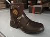 Fashion 2024 New In Men Boots Luxury Handmade Men Ankle Boots Metal Buckle Zipper Motorcycle Boots Outdoor Plus Size 39-48 Punk Bottines