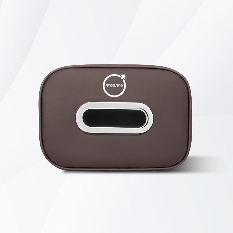 Car Tissue Box Sun Visor Paper Towel Storage Organizer Holder For Volvo ES90 EC40 EX40 EM90 XC90 V90 V60 XC60 V40 S80 S60 S90 C4
