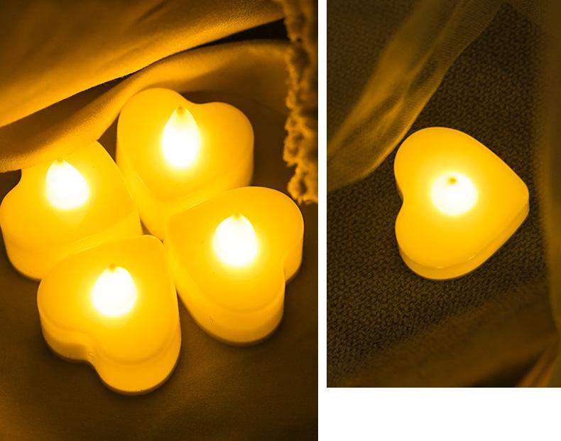 Electronic Candle Lights for Romantic Ambiance: Ideal for Proposals, Birthdays, and Confessions or as Buddhist Blessing Candles.