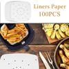 100 шт. маслопоглощающая бумага, перфорированная бумага для фритюрницы, стримера, сковородок