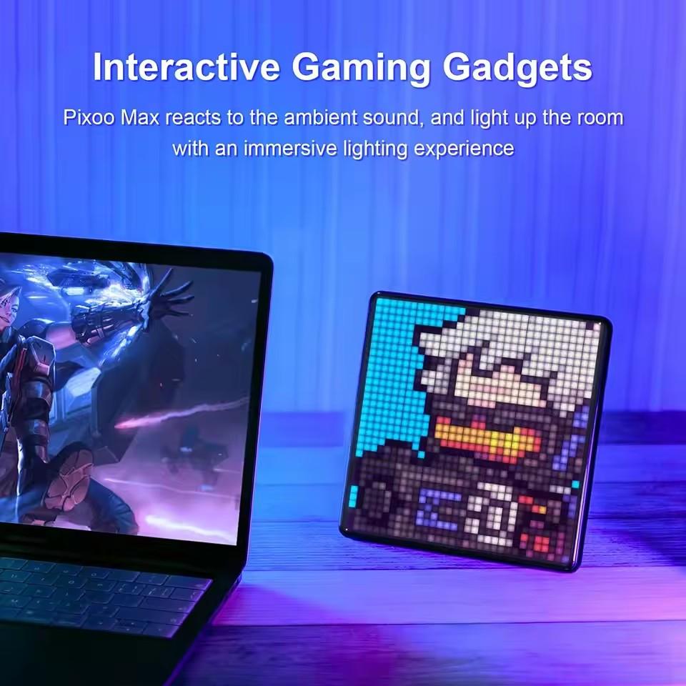 Divoom Pixoo Max 32*32 Пиксельный Дисплей Пиксельный Экран Настраиваемое Bluetooth-соединение Светодиодный Экран для Украшения Дома Рождество