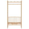 vidaXL Gartenbank mit Pergola 116 cm Bambus