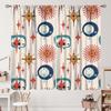 Mid Century Curta Modern Vintage Abstract Geometric Curtain With Rod Pocket For Bedroom Living Room Home Decor Drapes Thermal