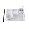 Melamine Multi-Compartment Fast Food Tray