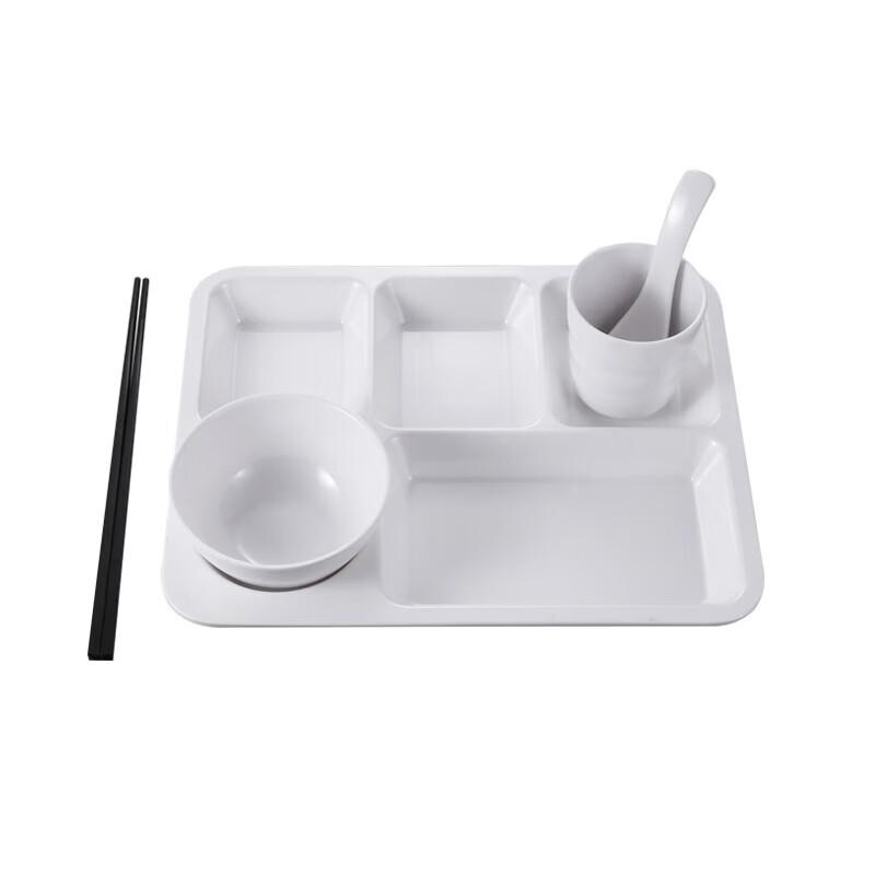 Melamine Multi-Compartment Fast Food Tray