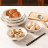 Hollow Porous Ceramic Steamer High-legged Steaming Bowl Universal Food Steaming Dish  Egg Custard