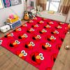 15 Sizes S-Sesame S-Street Theme Carpet Rug for Living Rooms Bedroom Entrance Door Decor Mat, Kids' Play Non-slip Mat Great Gift