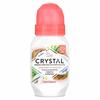 CRYSTAL Mineral Enriched Deodorant Roll-on Coconut Vanilla Fragrance 66ML 2.25FL Oz), 1 Piece