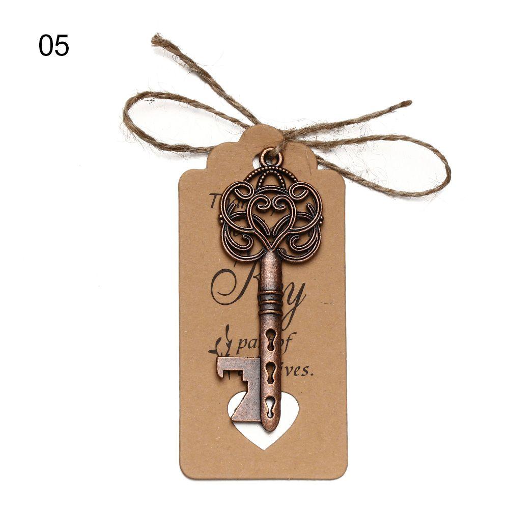 Vintage Party Favor Supplies Beer Opener Wine Keychain Souvenir Wedding Decor Key Bottle Opener