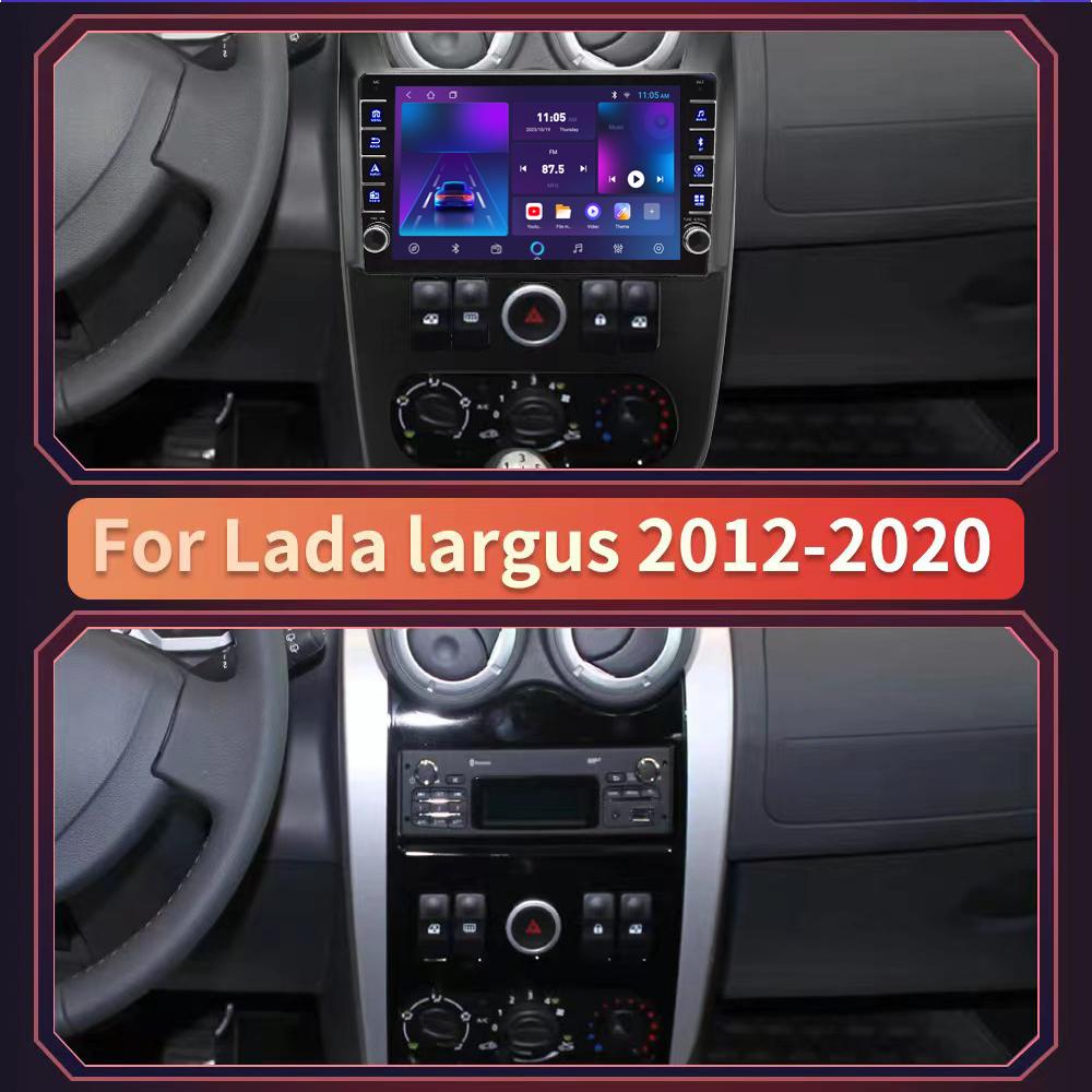 icreative Android 2 Din автомобильный радиоприемник мультимедийный видеоплеер для Lada largus 2012-2020 с кнопкой GPS-навигация аудио 1 + 16 ГБ