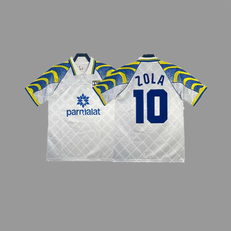 Parma retro jersey football jersey classic nostalgic Zola Cannavaro Buffon Gilardino jersey