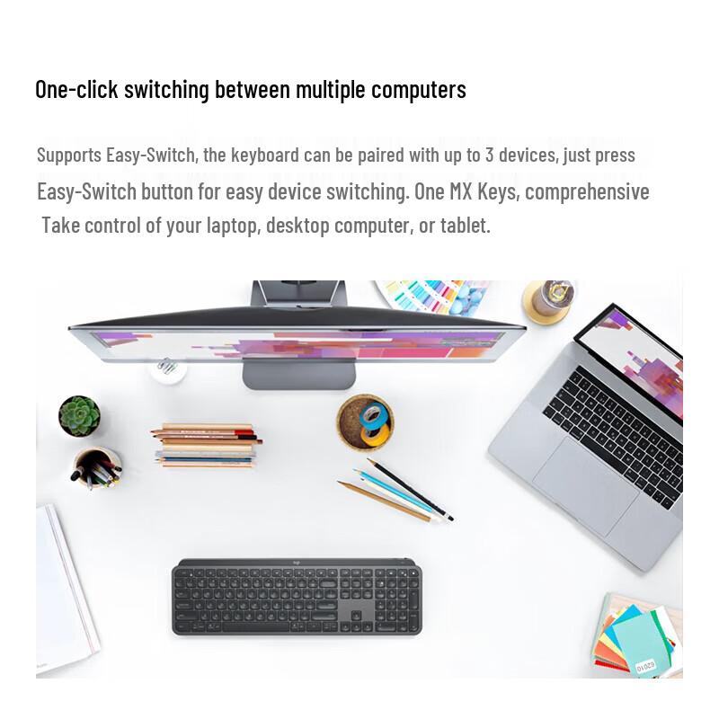 Logitech MX Keys Advanced Wireless Illuminated Keyboard