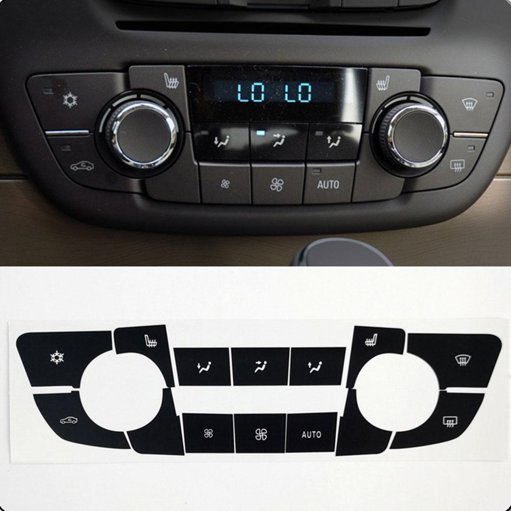 For Opel Insignia Button Sticker Climate Air For Vauxhall Insignia A G09 MK1 Interior Repair For Buick Regal Air Panel Sticker