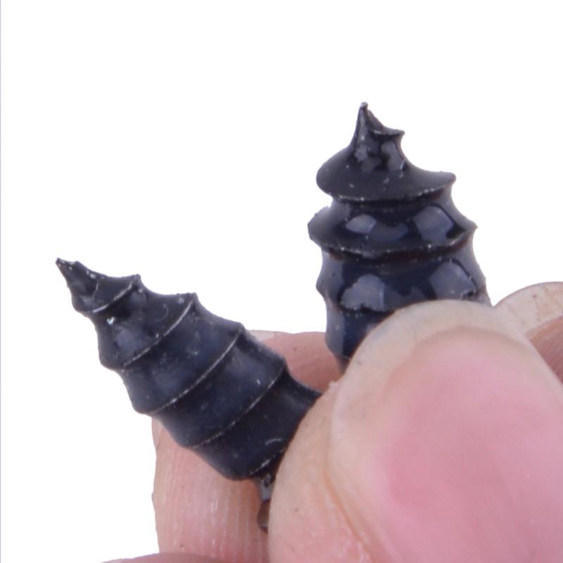 Black 20Pcs 2 Sizes Vacuum Tyre Tire Rubber Puncture Repair Nails Kits Accessories for Universal Car Motorcycle Truck Bus