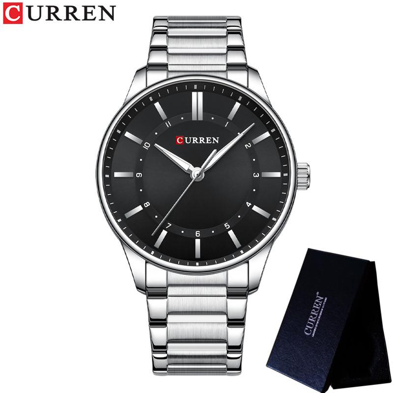 CURREN Sport Men Watch Top Brand Luxury Gold Military Waterproof Male Clock Stainless Steel Quartz Business Man Wristwatch 8430