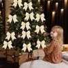Бархатные Рождественские Банты 15 см 12 шт. Винтажные Красные Банты-Украшения для Елки на Рождество, Свадьбу, Венок, Упаковку Подарков и Подарки Гостям
