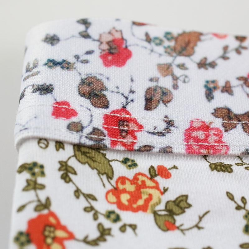 Мужское хлопковое нижнее белье в стиле ретро с цветочным принтом, мужское удобное и дышащее нижнее белье с низкой посадкой и плоским углом