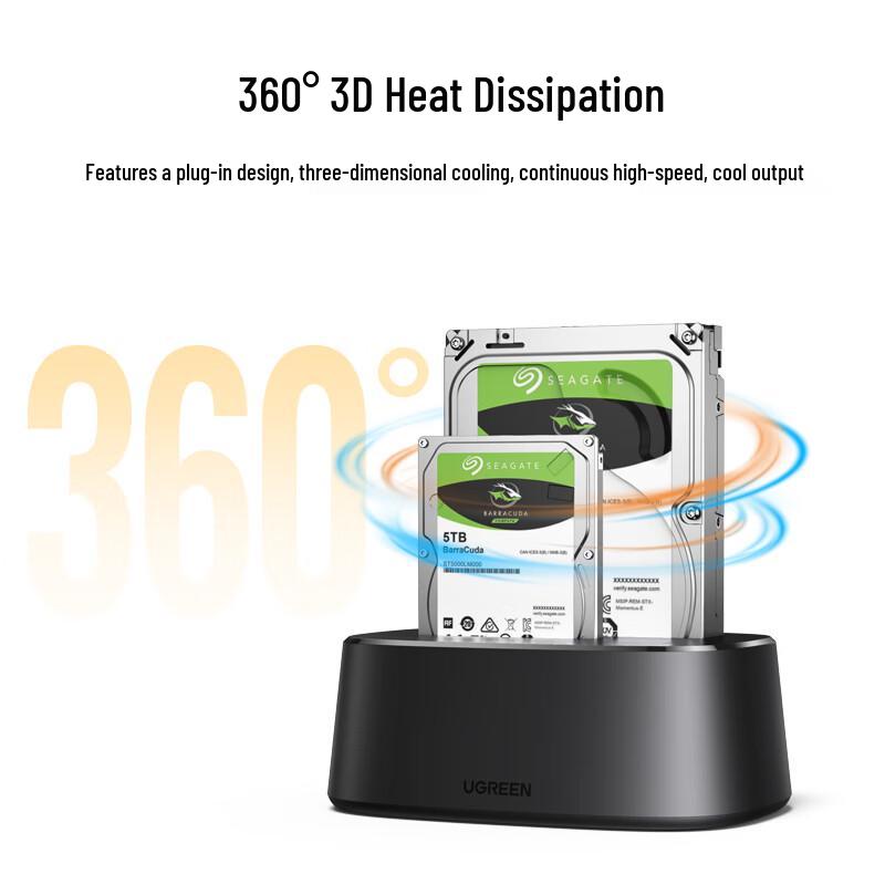 Ugreen Док-станция для SATA жестких дисков 2,5/3,5 дюйма
