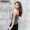 WTEMPO Women's Leopard Print Tops Tanks Camis Korean Streetwear Cheap Vests Blouse for Women Summer