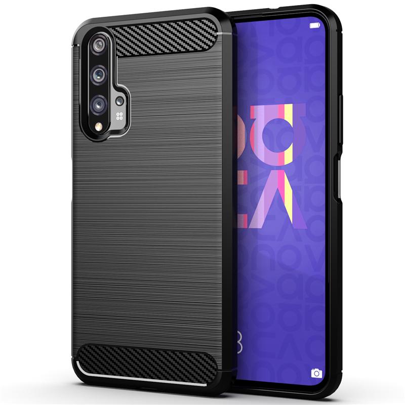 Для Nova 5T силиконовый чехол противоударная задняя крышка для Huawei Nova 5t pro чехлы для телефонов для nova5t pro чехол из углеродного волокна Coque Fundas