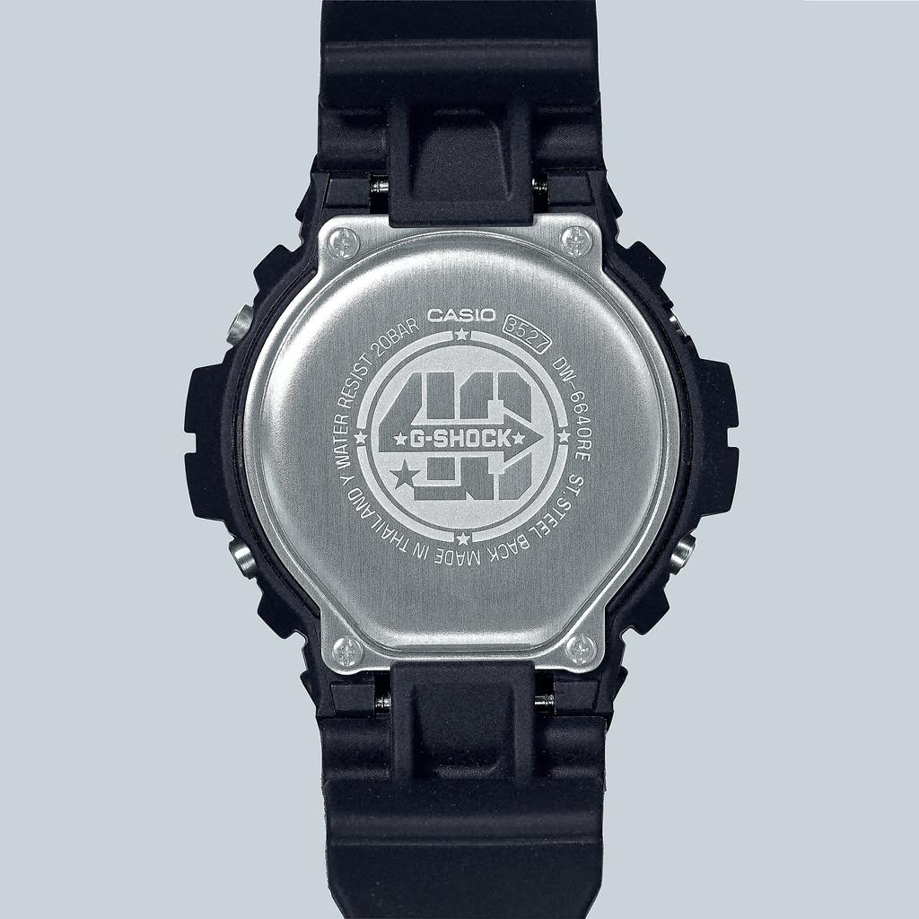 Casio Мужские часы G-SQUAD Series Черные DW-6640RE-1PR DW-6640RE-1PR