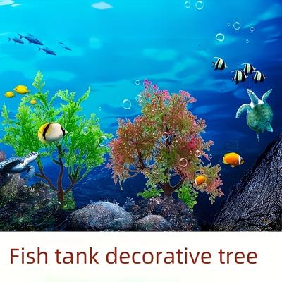 Искусственные аквариумные растения, дерево, украшение, водное растение, аквариум, сделай сам, трава, аксессуары для украшения