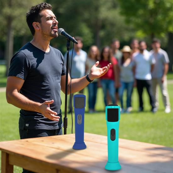 Защитный чехол для беспроводного микрофона, силиконовый чехол, идеальная посадка, простая установка, защитные чехлы для микрофона, чехол для JBL PartyBox