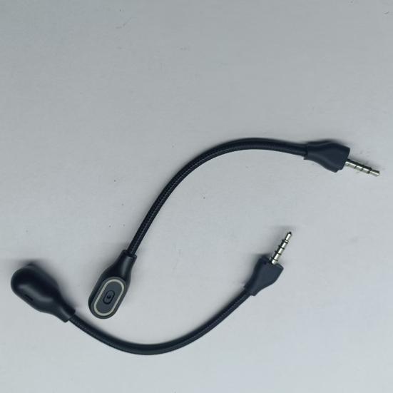 Игровой микрофон с регулируемой светодиодной подсветкой, простая установка, шумоподавление, съемный микрофон, замена для AW920h