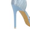 Fashion Banquet High Heels Slim Heels for Women's Shoes Retro Stone Patterned Side Hollowed Out High Heels Single Shoes Large Size 34-43