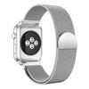 Для Apple Watch Series 7 45мм/Series 8 45мм/6/SE/5/4 44мм/3/2/1 42мм Миланский ремешок для часов с полукруглым хвостовиком, магнитный ремешок для часов из нержавеющей стали