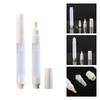 2 Pcs Empty Paint Markers Refillable Painting Pen 5mm Round Head Fillable Paint Marker Clear Acrylic Paint Marker