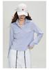2025 Autumn Solid Color Casual Shirt Women's Fashion Versatile Loose Long Sleeve Short Top
