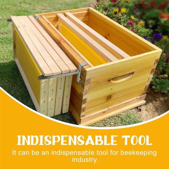 1 Pair Beehive Inspection Bracket Beehive Frame Holder Stainless Steel Beehive Frame Bee Box Stand Beekeeping Support Bracket