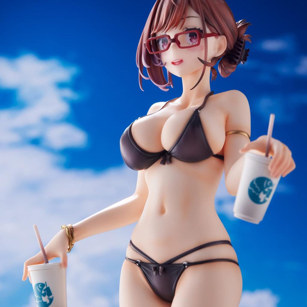92M Illustration "Myopic Sister Swimsuit Ver." Non-scale PVC & ABS Painted Finished Figure