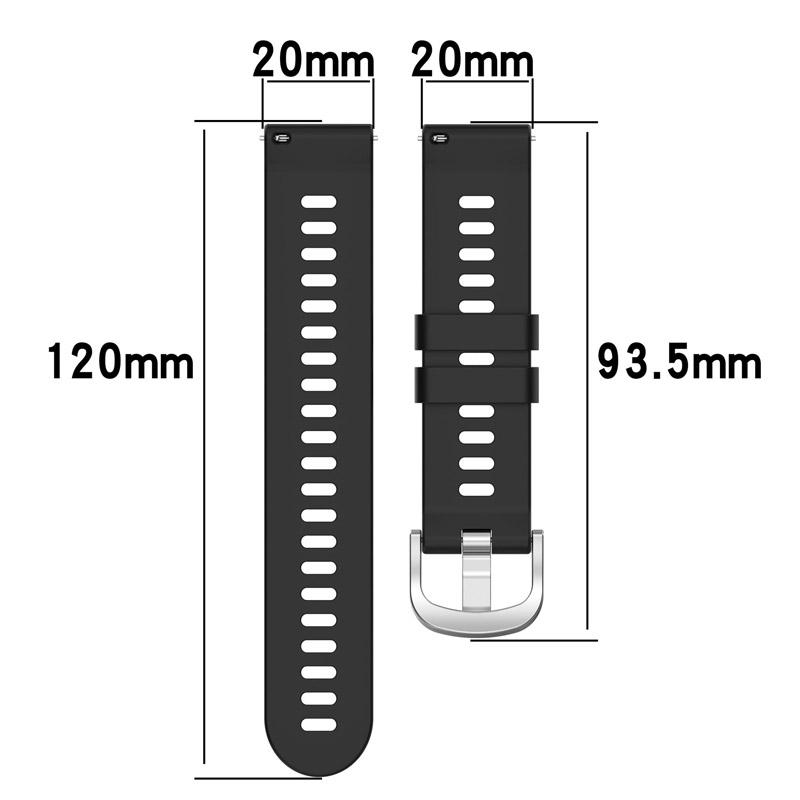 Силиконовый ремешок для Garmin Forerunner 165 158 55 245, браслет для Garmin vivomove 3 music, сменный ремешок на запястье Correa