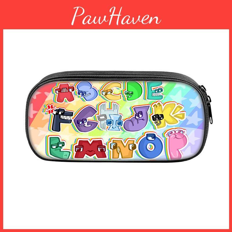 Alphabet Lore Pen Bag With Zipper For Kids And Teens School Organization