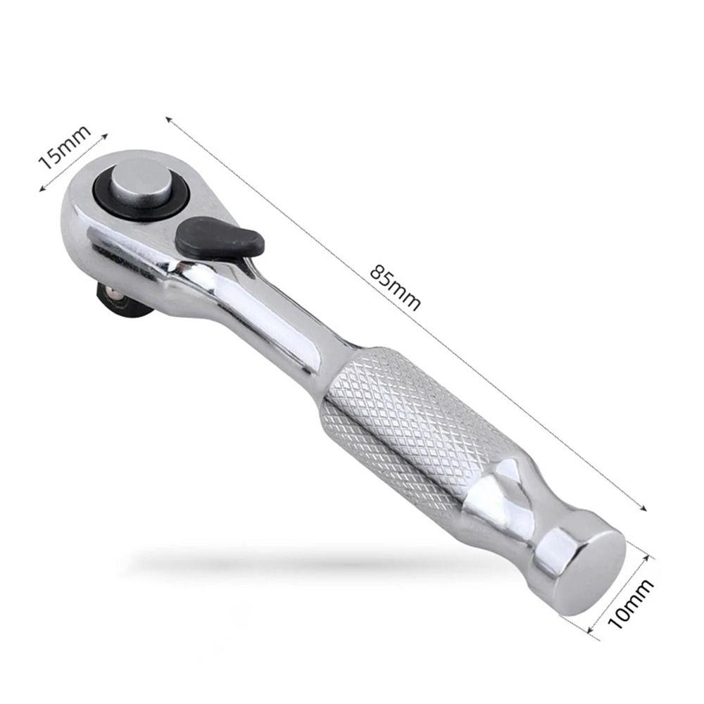 1Pcs with Anti-slip Ergonomic Handle Ratchet Wrench 14 Drive Hand Tool  For Tightening Tasks