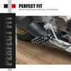 NICECNC Черные кованые подножки Совместимы с Honda CRF1100L Africa Twin 2020-2025, CRF1100L Africa Twin Adventure sports 2020-2025,