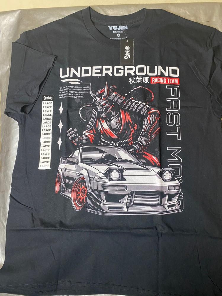 Yūjin Japanese Anime Underground Racing Team T-Shirt Streetwear SZ L-NWT Unisex T-Shirt