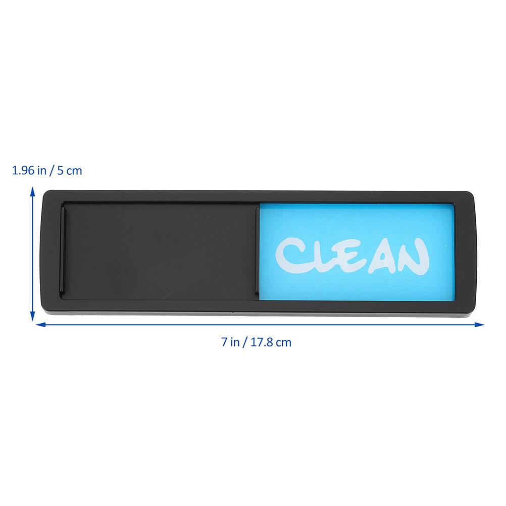 Washing Machine Cleaning Sign Magnetic Sliding Clean Dirty Indicator Dishwasher Compatible High Visibility Kitchen Organization