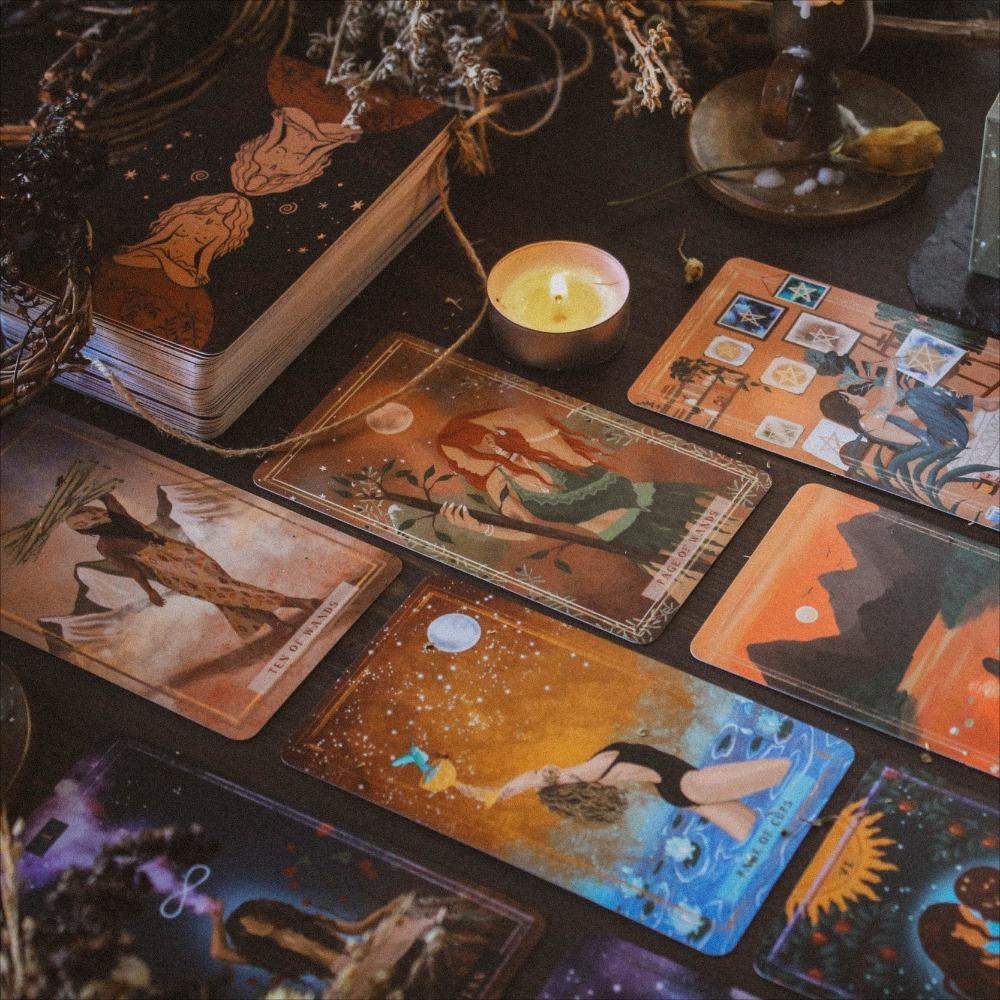 Колода Таро «Женщина Земли» 10,3*6 см, 78 карт Таро. Развивайте свою интуицию и празднуйте мудрость Матери-природы.