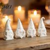 Micro Landscape Figurines 4PCS Pink Faceless Dwarf Ornaments, 3D Printed Gnome Figurines, Sweet Confession Presents Romantic Desk Tabletop Decoration,
