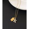 (Silver925) Initial Tag Necklace (A-Z)