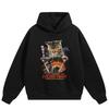 Streetwear Cat Graphic Pullover Unisex Oversized Hoodie