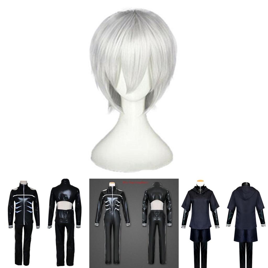 Элегантный костюм Канеки Кена из Tokyo Ghoul в полный рост с модным дизайном, идеально подходит для Хэллоуина и тематических вечеринок