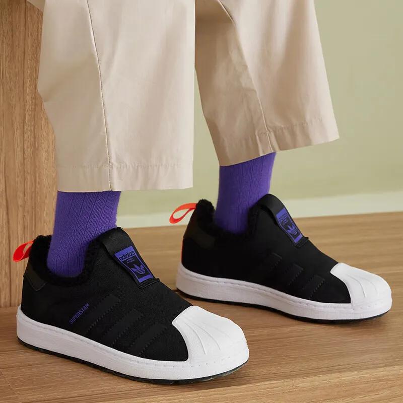 Adidas Originals SUPERSTAR Winter 360 I Low top Toddler Shoes Black White Infant Toddler (Unisex) Toddler Shoes B22472