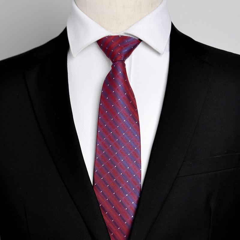 Lazy Zipper Tie Men's Formal Business Professional Easy Pull 8c Suit Blue Groom Wedding