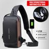 Men's Anti-theft Chest Bag Shoulder Bag USB Charging Messenger Bag Campus Backpack