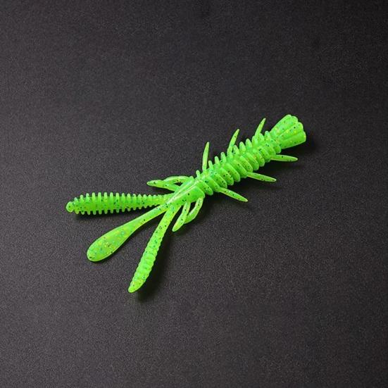 10 шт. 7 см/2,45 г Рыболовная приманка Хорошая гибкость Высокая эластичность Имитационный дизайн Яркий цвет